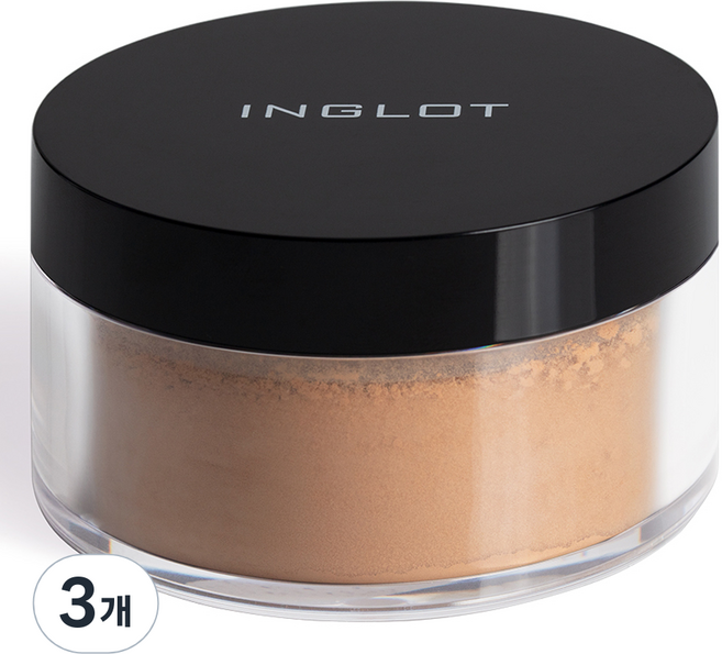 잉글롯 퍼펙트 피니쉬 루스파우더 23g, 15 딥 베이지, 3개