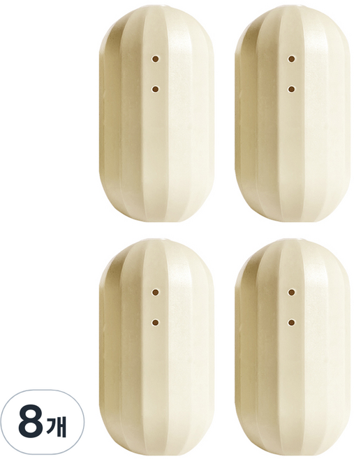 코끼리리빙 자동 변기 세정제 베이지, 230g, 8개