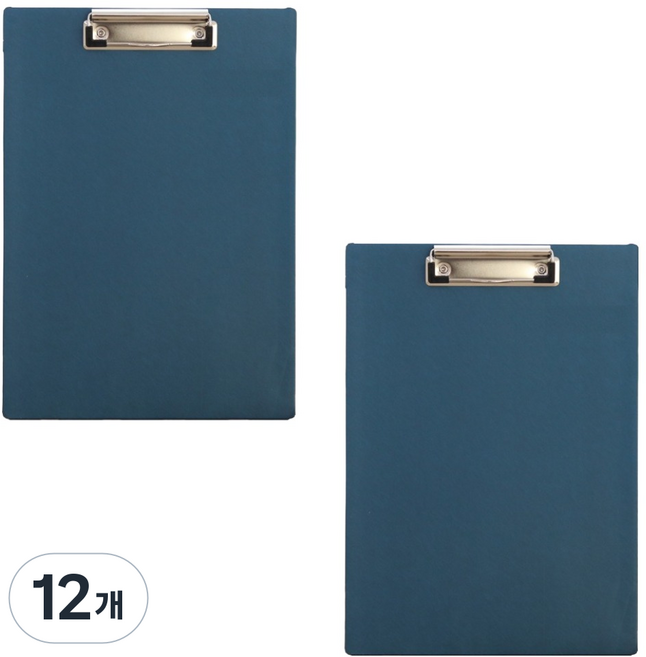 세우세 세우는 클립보드 실속형 세로형 A4, 12개, 블루