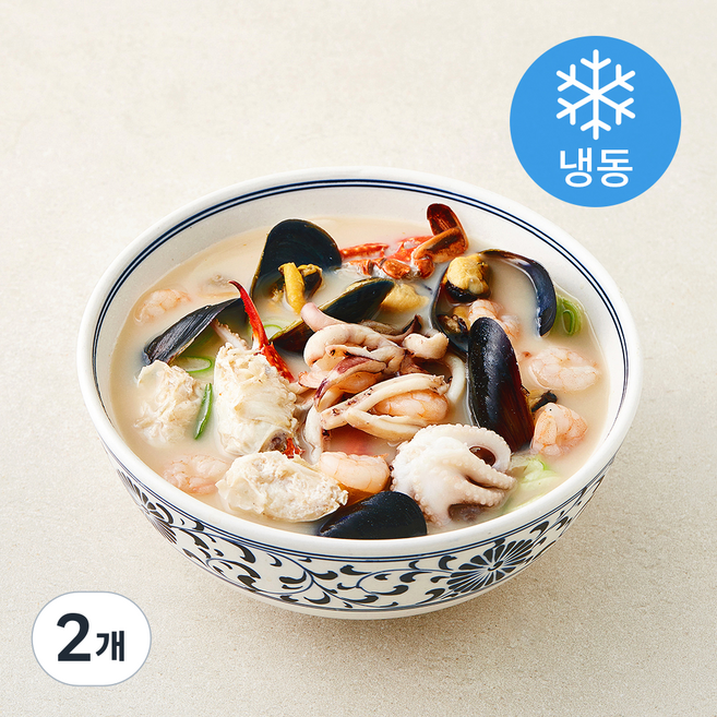 피셔브로스 맑고 진한 해물 나가사끼 짬뽕탕 (냉동), 2개, 410g