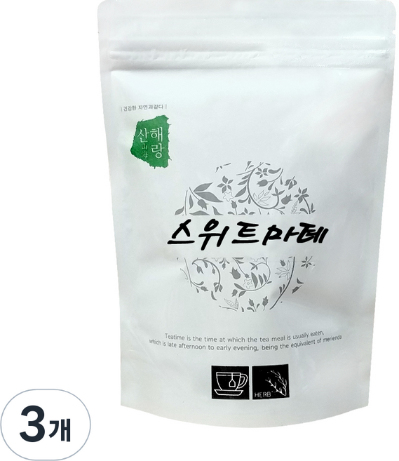 산해랑 믹싱티 블렌딩 스위트마테, 100g, 1개입, 3개, 100g