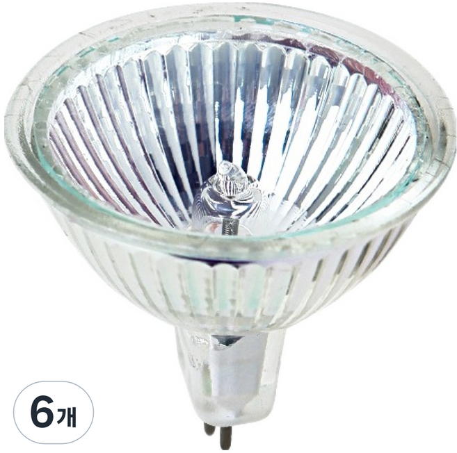 鹵素燈泡 50W KDT-OM MR16, 6個, 燈泡色