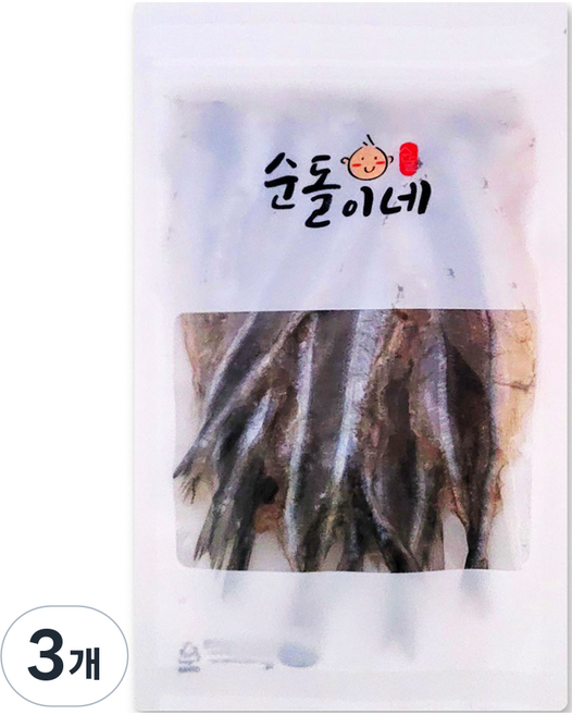 순돌이네 조미 학꽁치포, 3개, 150g
