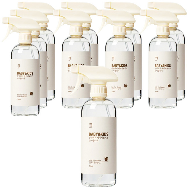 살림백서 베이비 앤 키즈 토이클리너, 500ml, 10개