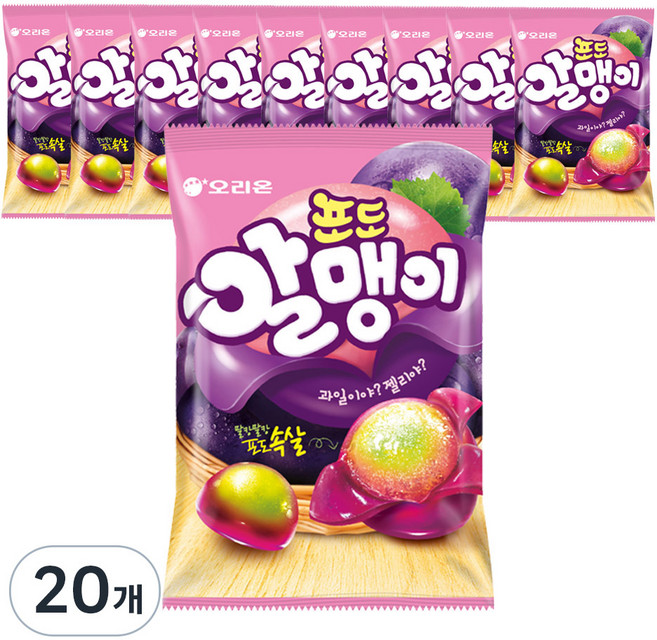 오리온 포도알맹이, 67g, 20개