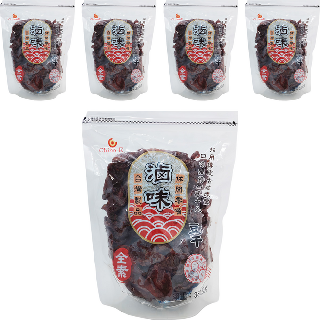 Chiao-E 巧益 豆干 豆乾 滷味 全素, 5包, 350g