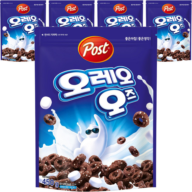 오레오오즈 시리얼, 450g, 5개