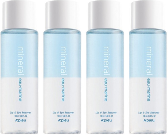 어퓨 미네랄 립앤아이 리무버 오마린, 100ml, 4개