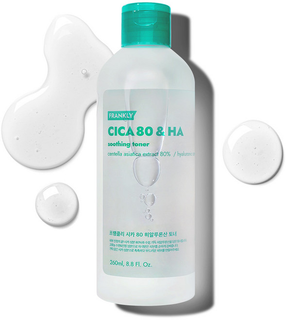 프랭클리 병풀 시카 80 토너, 260ml, 1개