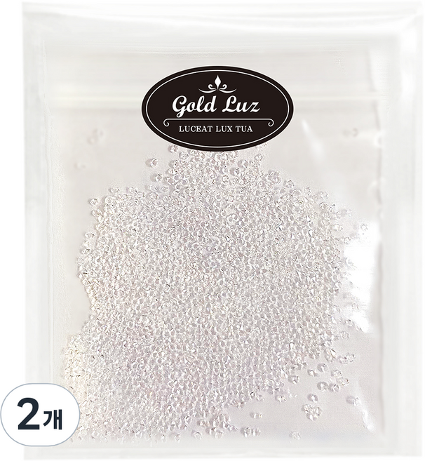 골드루쓰 픽시네일 포인티드차톤 1440p, 크리스탈, 2개