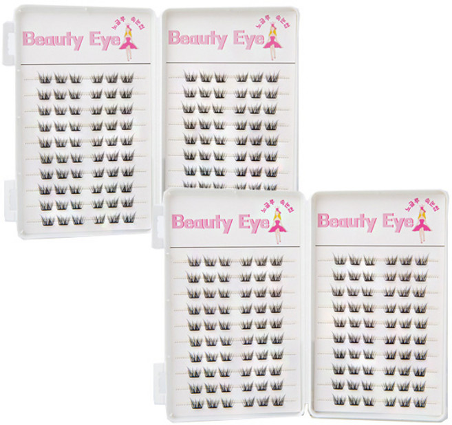 Maket Gamseong Beauty Eye 免膠水假睫毛 B11 120p, 2個, 混合色