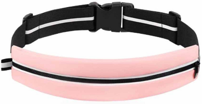 아이돈케어 초경량 방수 러닝벨트, 핑크, 1개