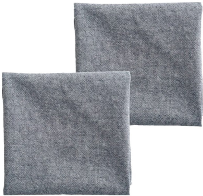 메종텍스타일 남성용 무디 선염 바이오 면 손수건 2p