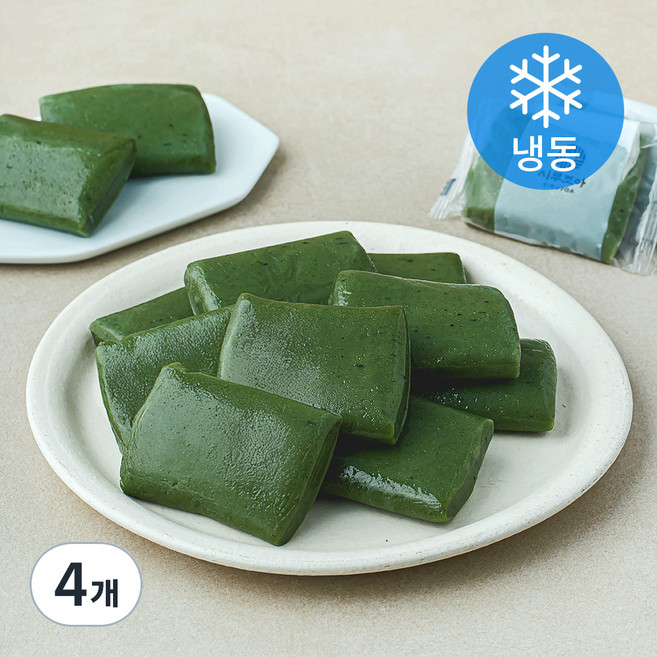 시루조아 굳지않는 쑥 절편 (냉동), 1.4kg, 1개입, 4개