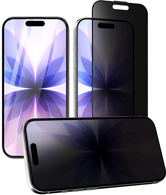 구스페리 프라이버 360도 보호 강화유리 액정보호 필름, 1개