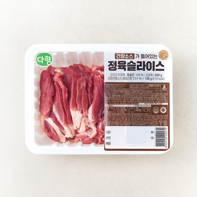 다향오리 오리로스 구이용(간장소스) (냉장), 500g, 1개