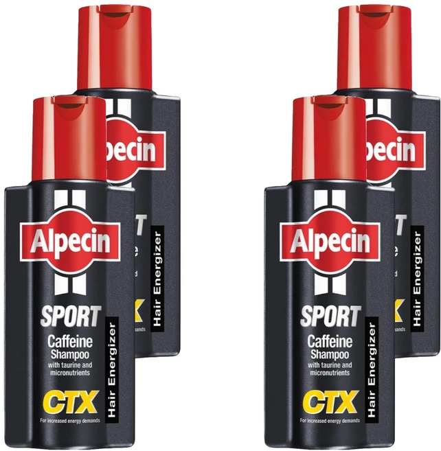 알페신 스포츠 카페인 샴푸, 250ml, 4개 - 쿠팡