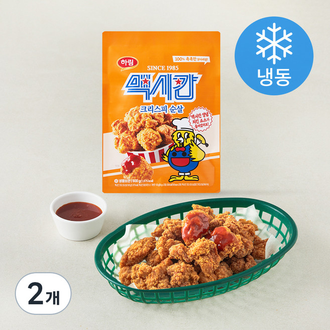 맥시칸 크리스피 순살 (냉동), 600g, 2개