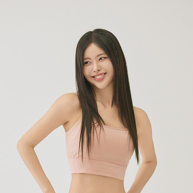 컴포트랩 빅사이즈 에르고핏 코튼 크롭 나시 브라탑