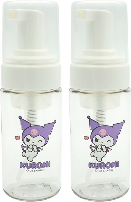 뷰티홈 산리오 캐릭터즈 거품용기 100ml, 2개, 쿠로미