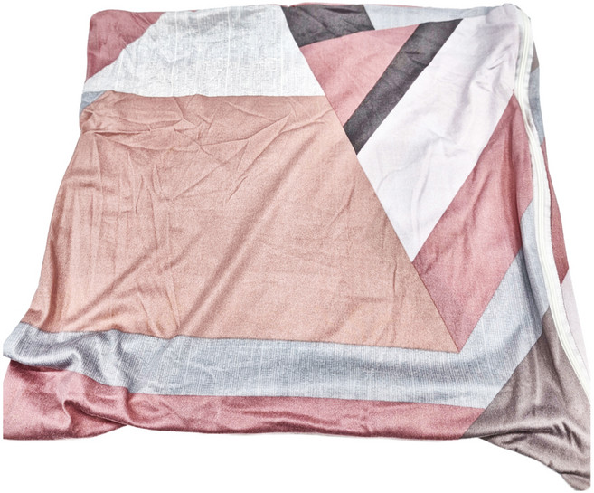 彈力沙發套 粉紅幾何 S(單人), 1個