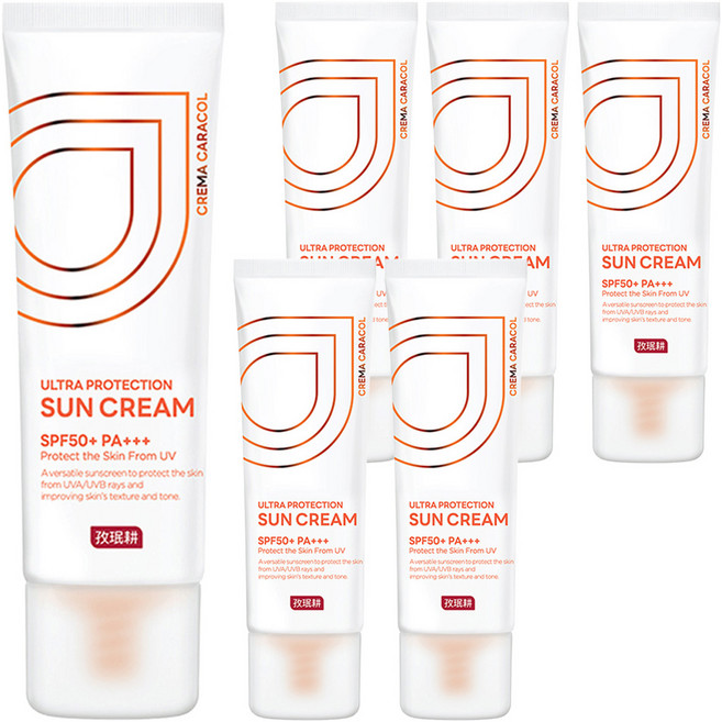 자민경 크레마카라콜 울트라 프로텍션 썬크림 SPF50+ PA+++, 50ml, 6개