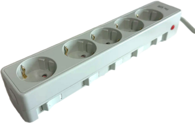 네모탭 더슬림 개별 멀티탭 5구 SY-SB5, 2.5m, 카모그린, 1개