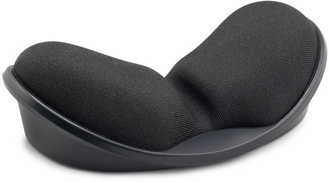 홈플래닛 메모리폼 마우스 손목받침대, 블랙, 1개