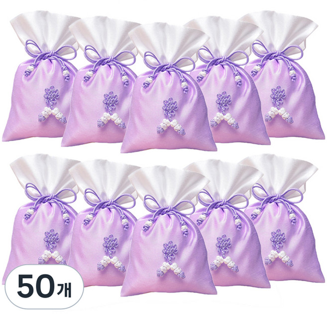 包裝網 傳統福袋 基本款 小, 08 紫色, 50個