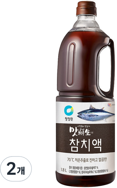 맛선생 참치액, 2.1kg, 2개