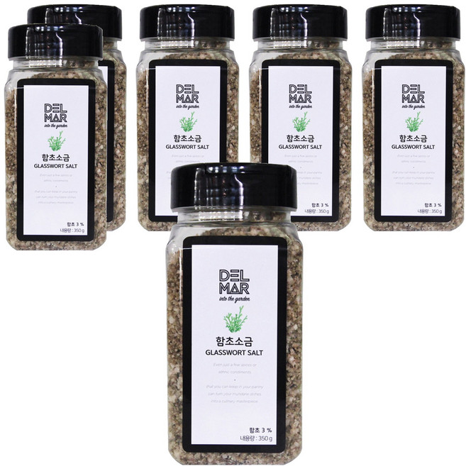 딜리셔스마켓 천연 함초소금, 350g, 6개
