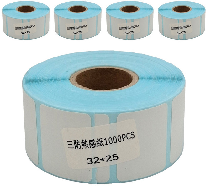 OKPP 歐凱普 熱感應標籤貼紙 1000張, 5個