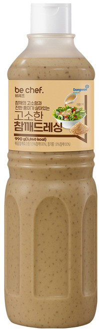 비셰프 고소한 참깨드레싱, 990g, 1개