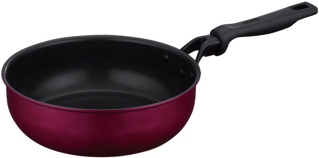 THERMOS 膳魔師 厚鑄耐摩不沾鍋 KFM-026 R 紅色, 26cm, 1個