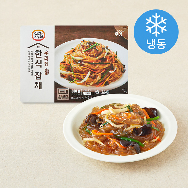 쉐프스토리 우리집 잡채 (냉동), 300g, 1개