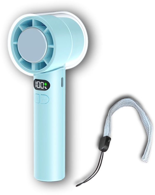 판다고 미니 급속 냉각 핸디형 휴대용에어컨, HZ-69, 그린