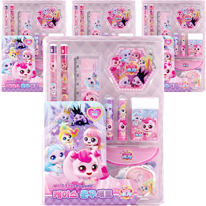 프린세스 캐치티니핑 시즌6 케이스문구세트, 레전드티니핑, 4세트