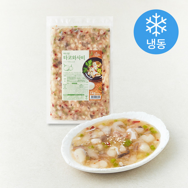 고래미 어니언 타코와사비 (냉동), 1kg, 1개