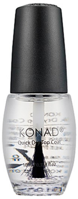KONAD 快乾指甲油, 透明, 10ml, 1瓶