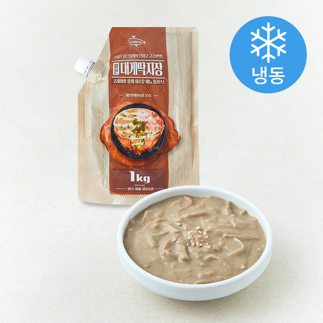 고래미 붉은 대게 딱지장 (냉동), 1kg, 1개