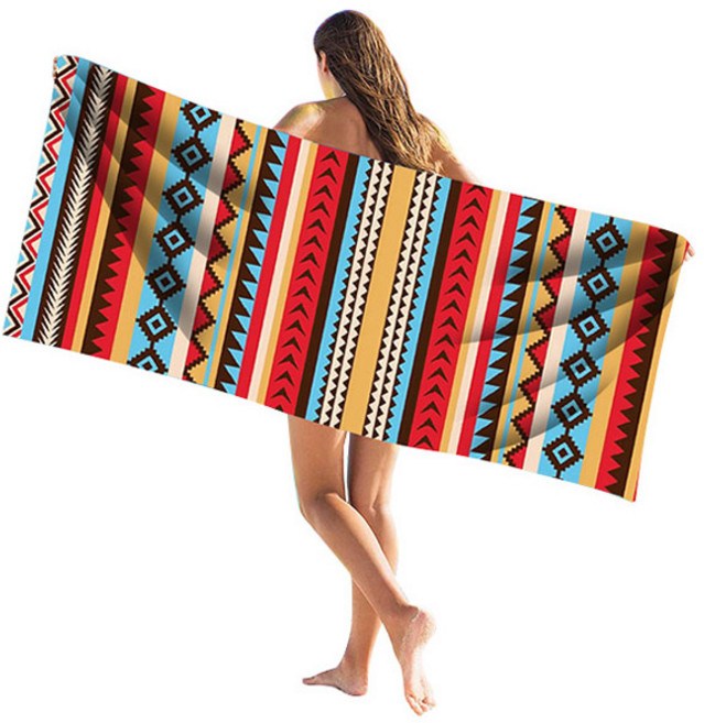 플로우코드 대형 해변 비치 타올, 멕시코, 1개