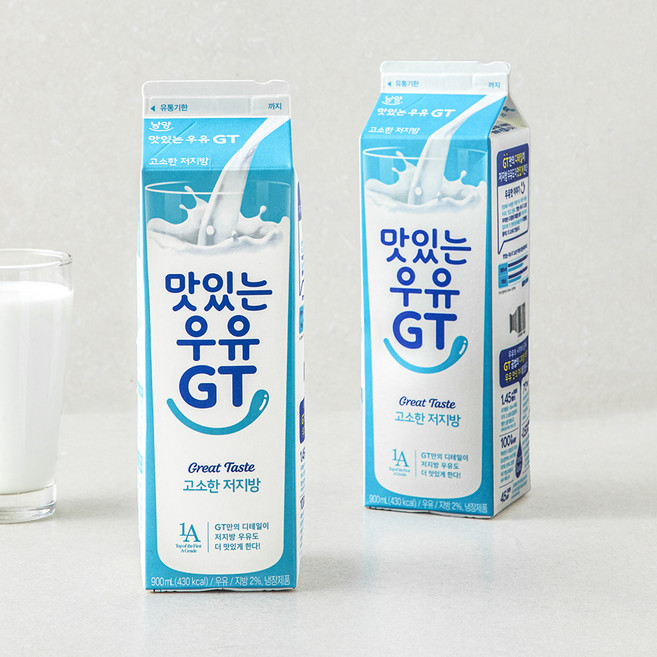 남양유업 맛있는우유GT 고소한 저지방우유, 900ml, 2개
