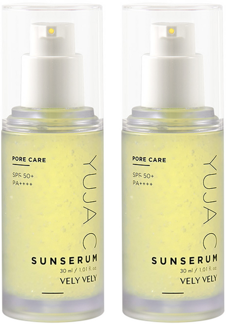 VELY VELY 柚子籽防曬精華 SPF50+ PA++++, 2個, 30ml