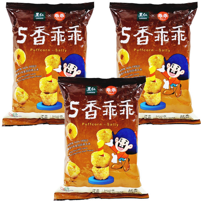 乖乖 五香乖乖, 50g, 3包
