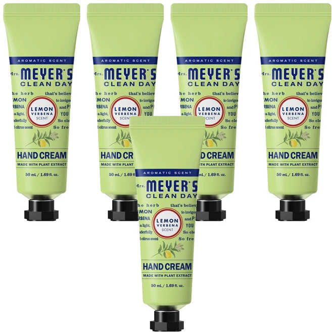 미세스마이어스클린데이 아로마틱 모이스처 비건 핸드크림 레몬버베나향, 5개, 50ml - 쿠팡