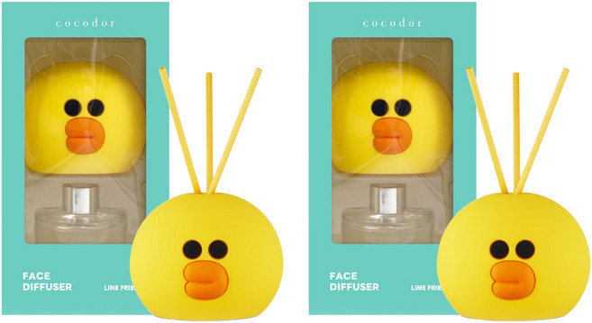 코코도르 라인프렌즈 페이스 디퓨저, 샐리(에이프릴프레쉬), 50ml, 2개