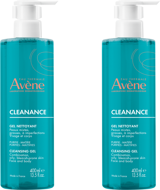 아벤느 클리낭스 클렌징 젤, 400ml, 2개