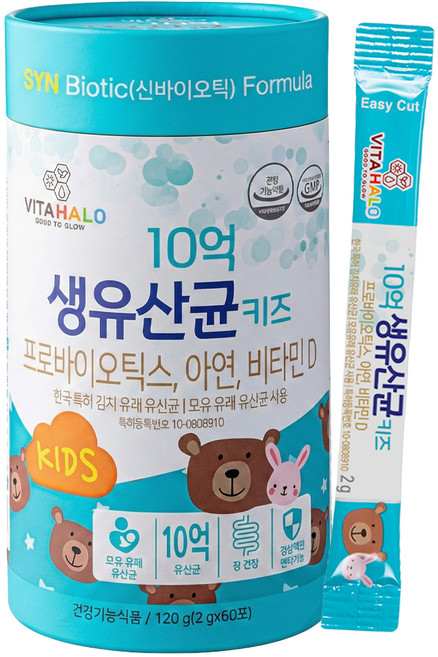 비타할로 10억 생유산균 키즈, 120g, 1개