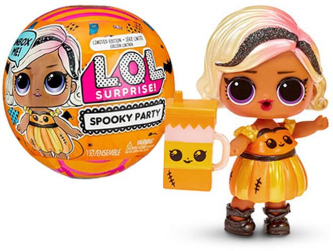 L.O.L Surprise 驚喜寶貝蛋 萬聖節Tots公仔 隨機出貨, 1個