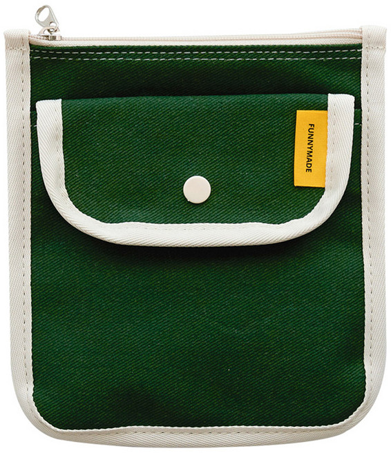 퍼니메이드 캔버스 포켓 시크릿 파우치